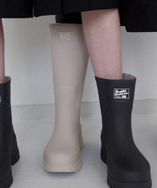 PLATFORM RAIN BOOTS LONG - 3 colors