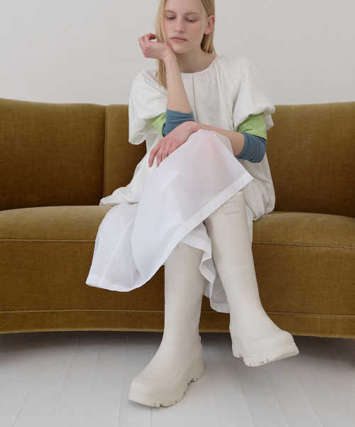 PLATFORM RAIN BOOTS LONG - 3 colors