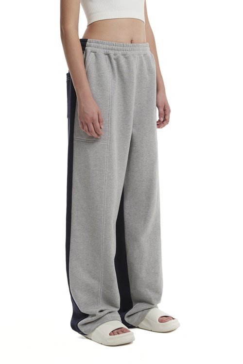 Colorblocked Lounge Pants_Grey
