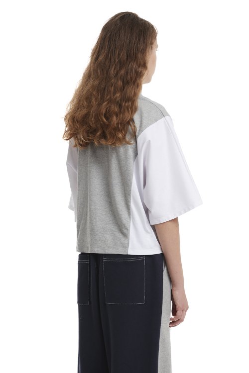 Colorblocked T-Shirt_Grey