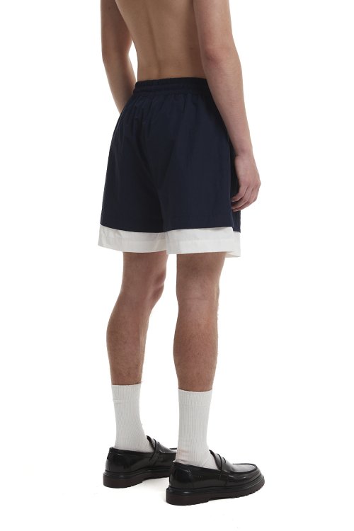 Layered Shorts_Navy