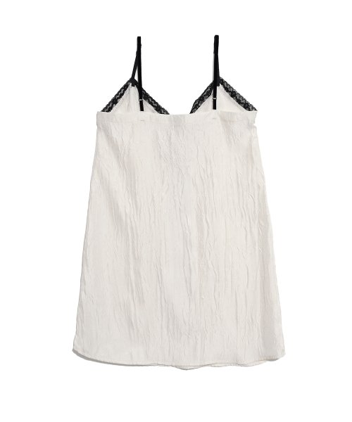 CRUMPLED SLIP TOP_IVORY
