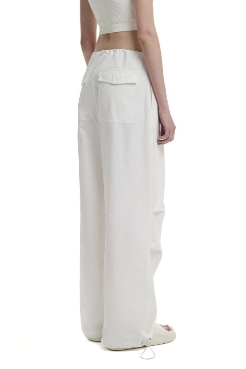 Drawstring Pants_White