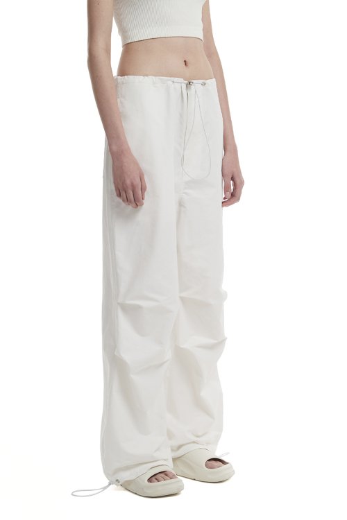 Drawstring Pants_White