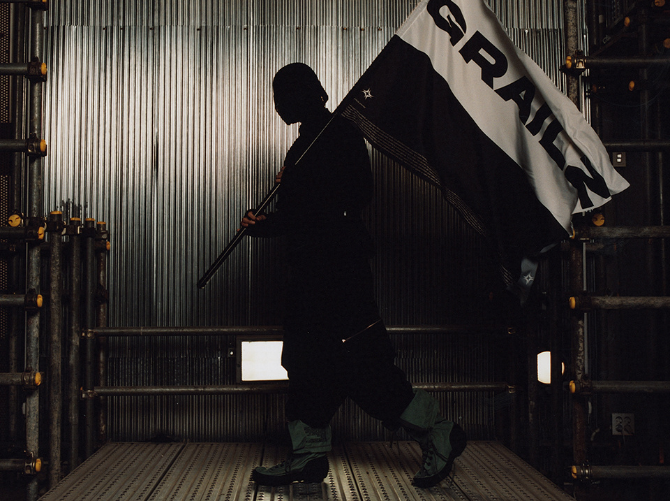 MUSINSA | GRAILZ NYLON SHIELD JACKET [DEEP BLACK]