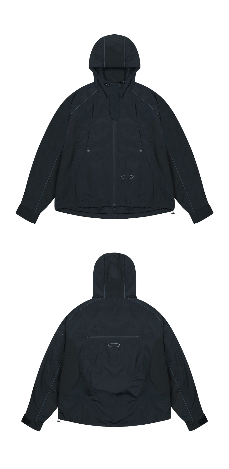 【GRAILZ】NYLON SHIELD JACKET [BLACK/GREY] MUSINSA | GRAILZ NYLON SHIELD JACKET [DEEP BLACK]
