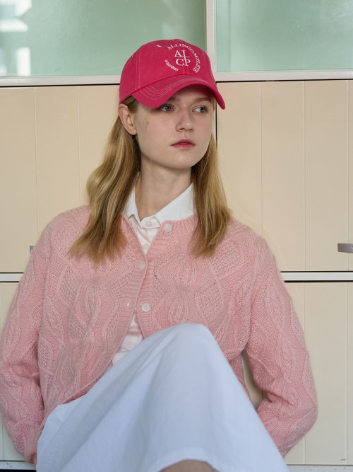 Round Logo Ball Cap (Magenta)