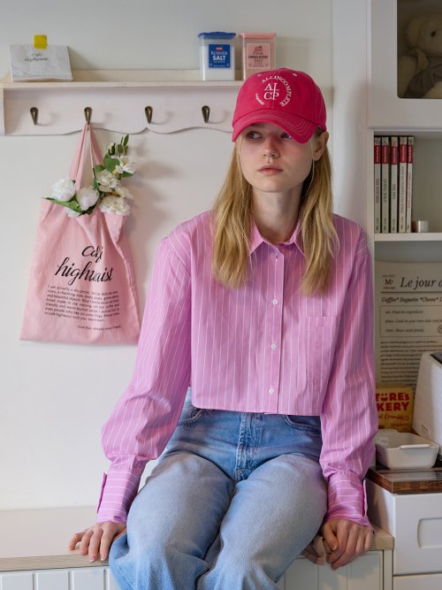Round Logo Ball Cap (Magenta)