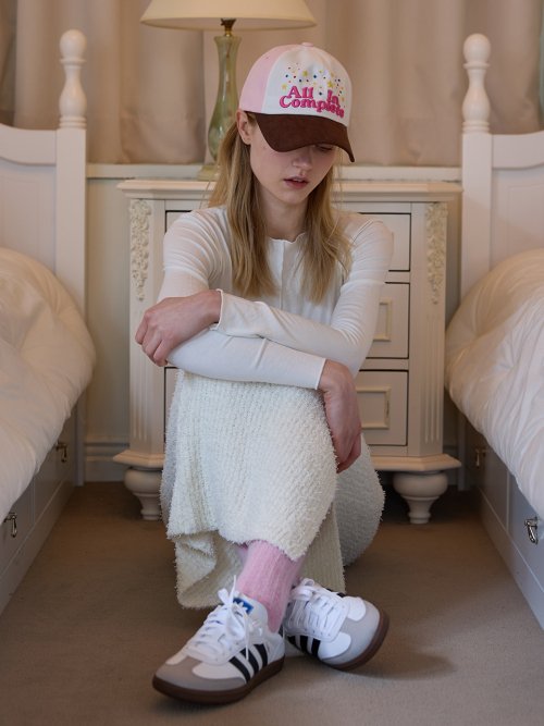 Stella Retro Ball Cap (Brown & CherryBlossom)