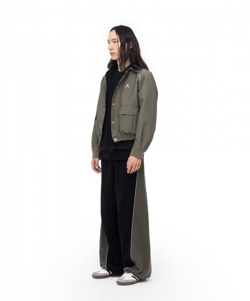Raglan Piping Jacket (Khaki)