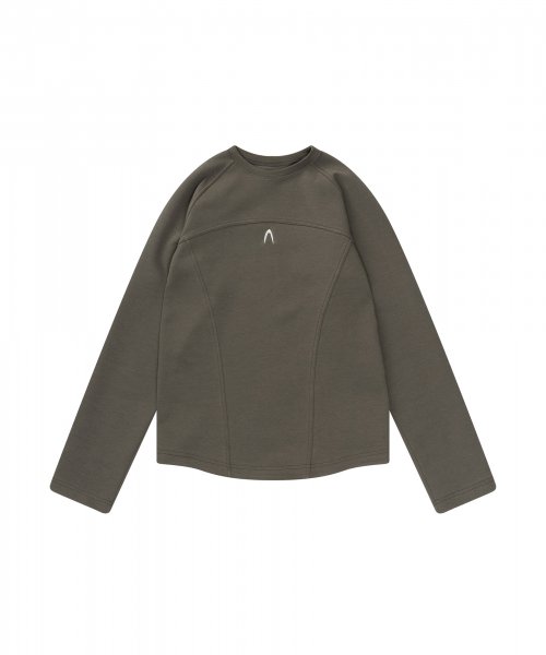 Stitch Tight Top (Khaki)