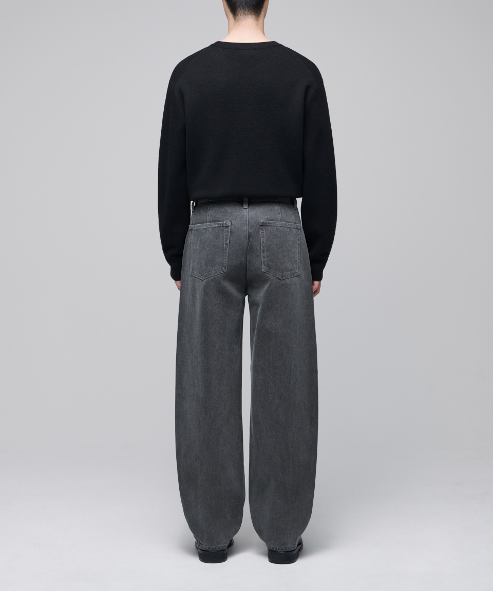 ★MUSINSA STANDARD★ Twisted Semi Balloon Denim Pants Deep I MUSINSA | MUSINSA STANDARD Twisted Semi Balloon Denim Pants