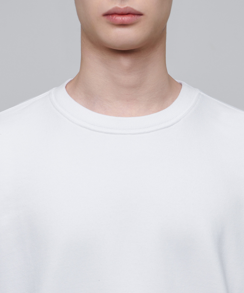 MUSINSA | MUSINSA STANDARD Oversized Sweatshirt [White]