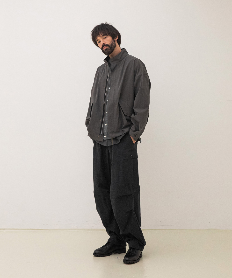어나더 오피스(ANOTHER OFFICE) Neo Short Mods Jacket (Pewter