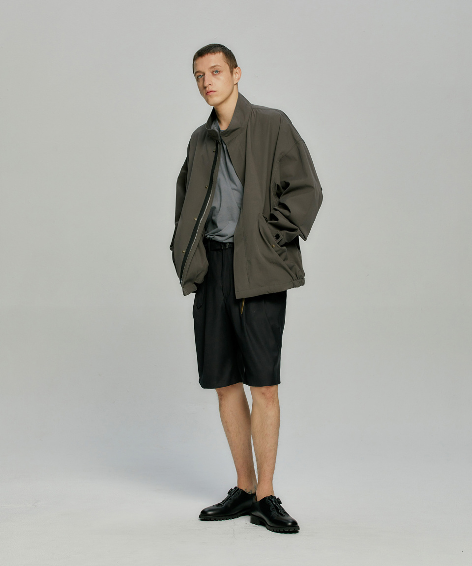 어나더 오피스(ANOTHER OFFICE) Neo Short Mods Jacket (Pewter