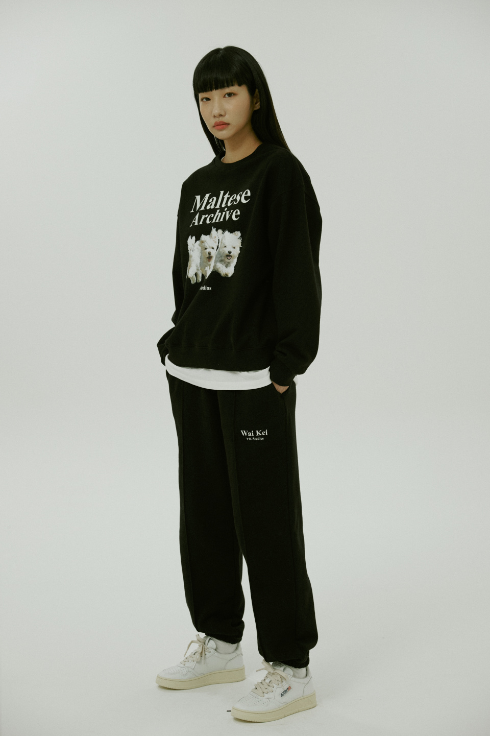 WAIKEI Maltese Archive Sweatshirts NAVY – SeoulSeoul