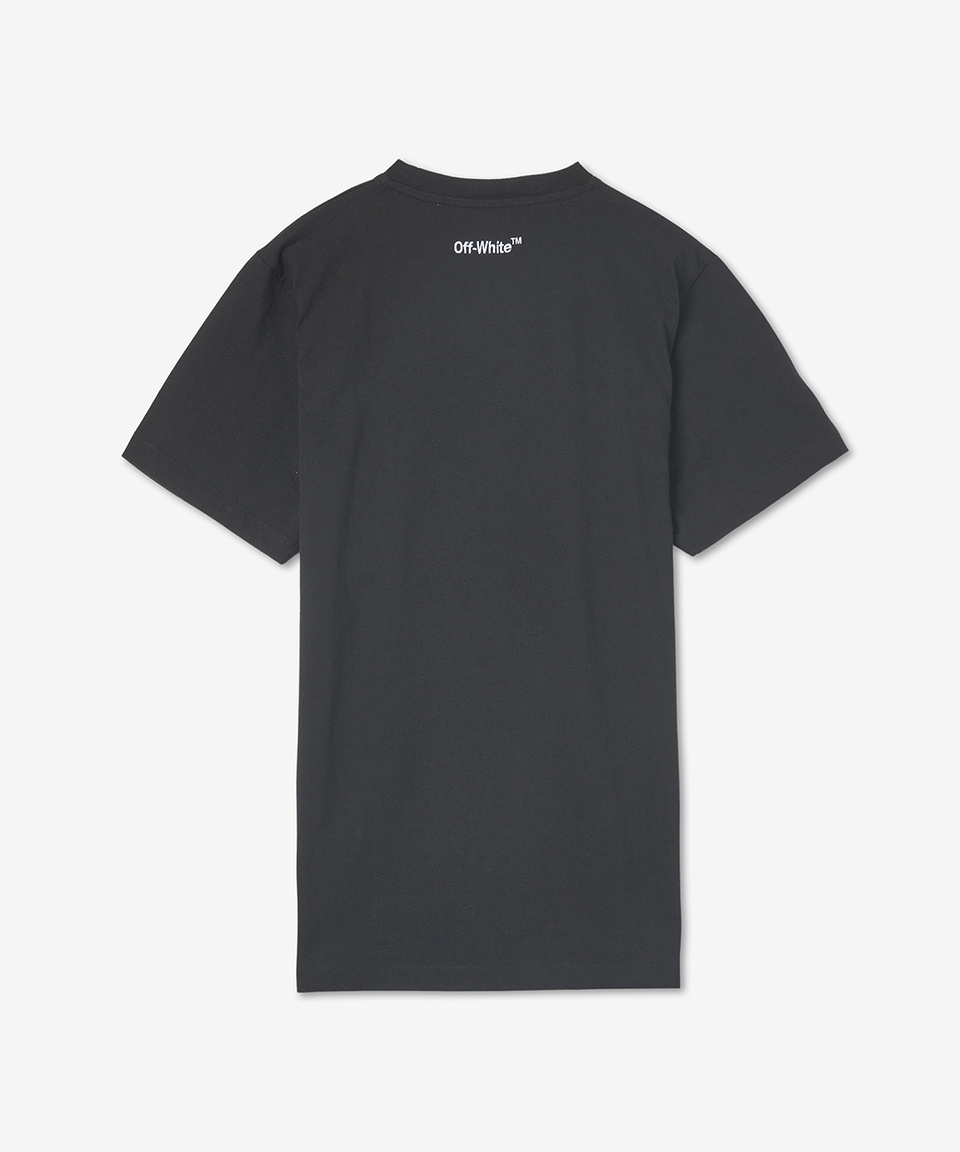 MUSINSA | Off White Back Logo Short Sleeve T-shirt - Black