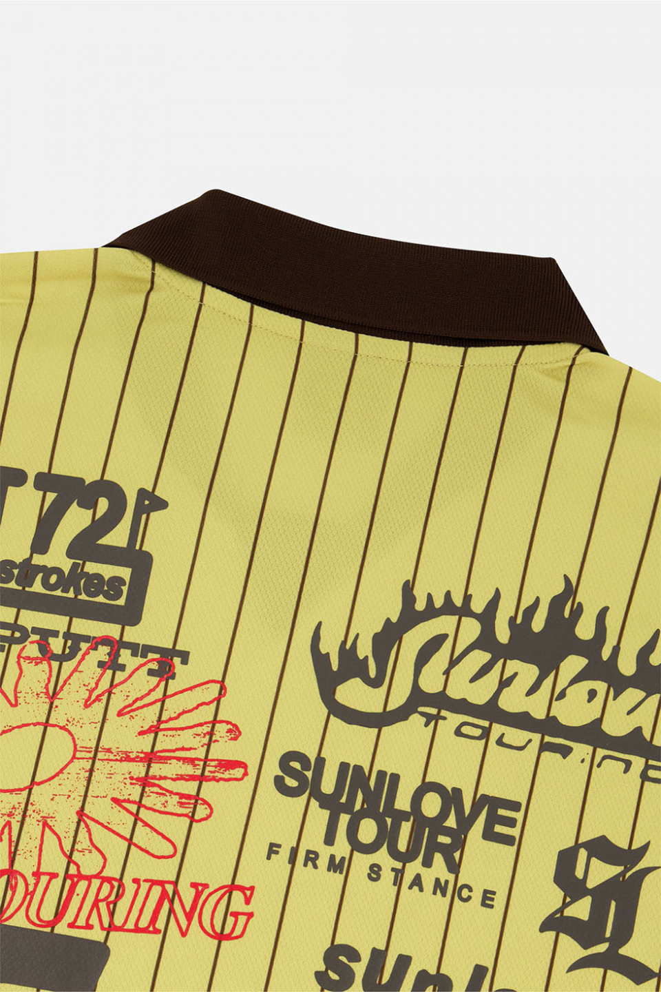 MUSINSA | SUNLOVE Logos Golf Jersey Yellow