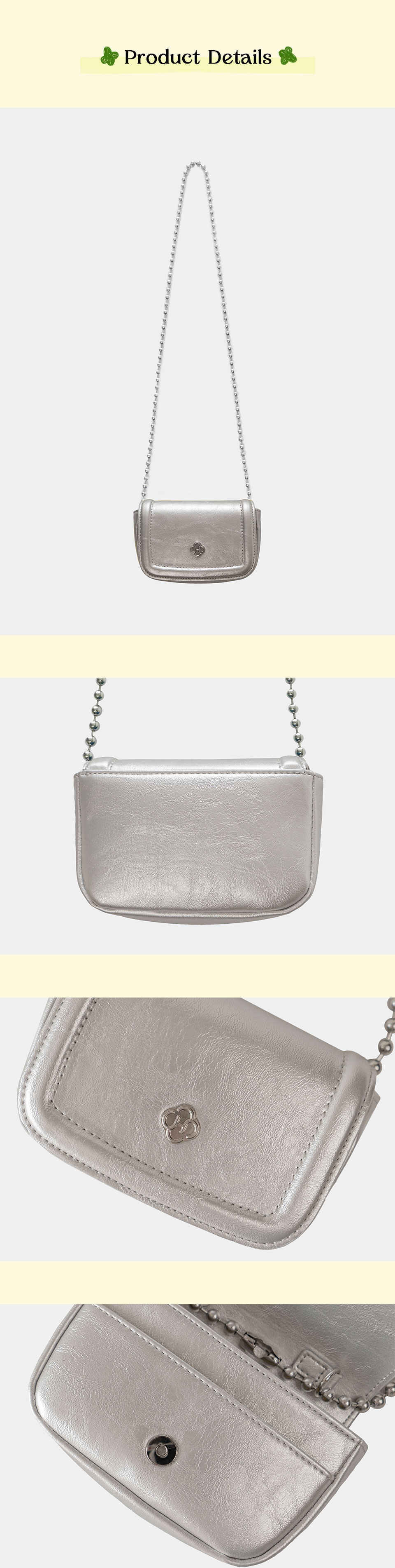 HEEARI Poppy Chain Mini Bag