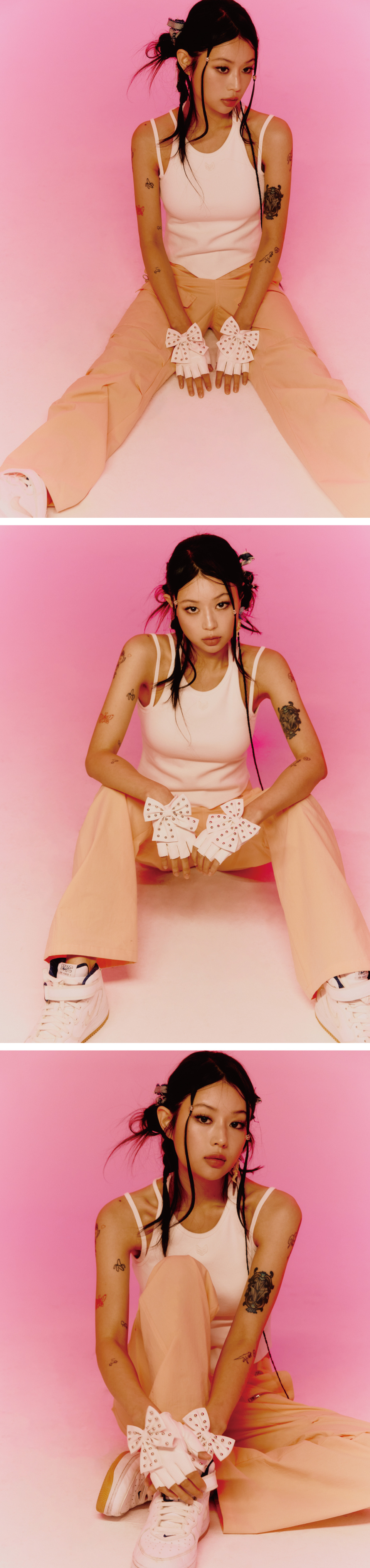 ★LALAFOX★CUT OUT STRING TRACK PANTS MUSINSA | LALAFOX CARGO TRACK PANTS ORANGE