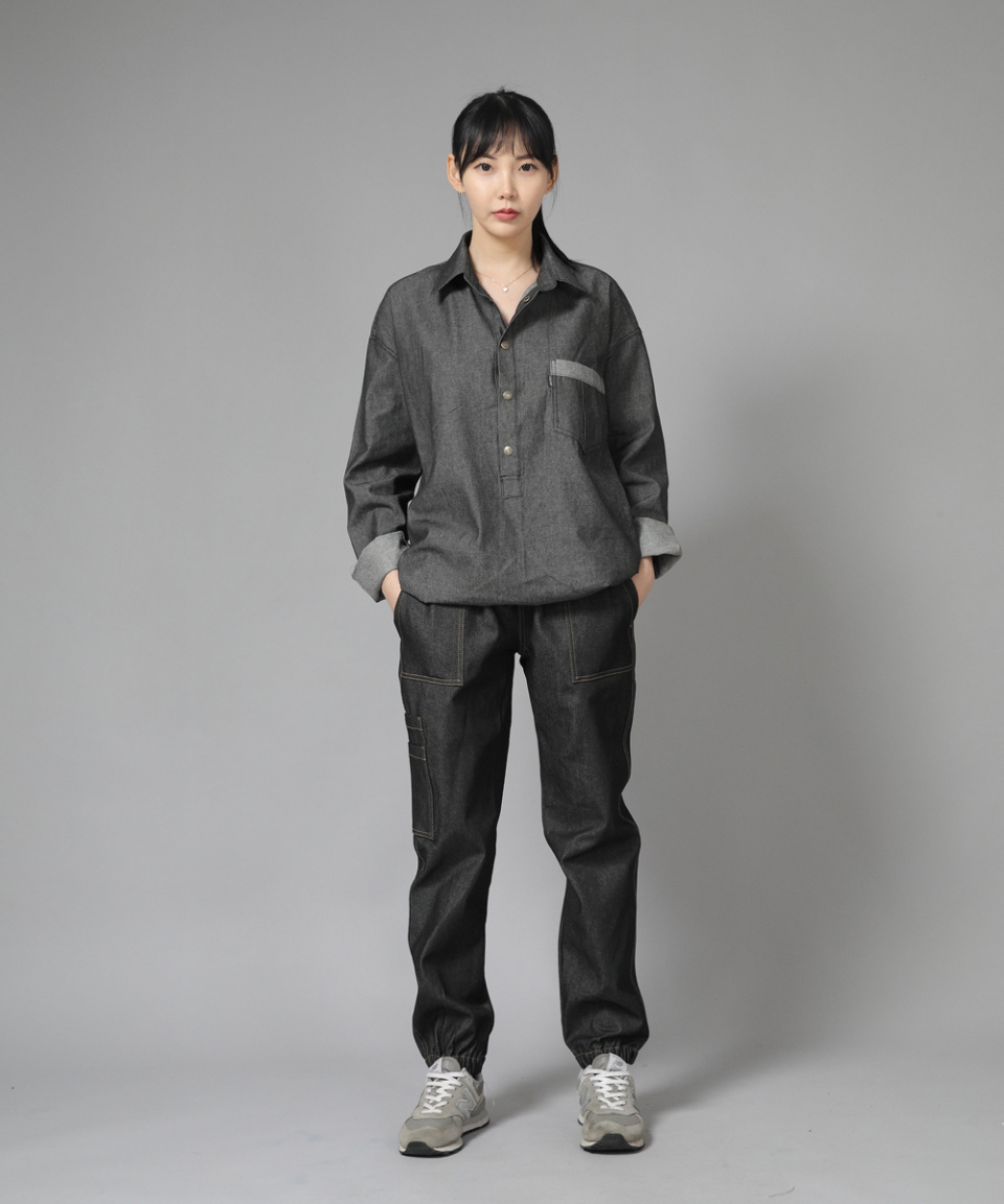 【ANGLAN】Kangaroo Denim Shirt Anorak MUSINSA | SAINTCREW Wrinkle Pocket Anorak Shirt WPA-413