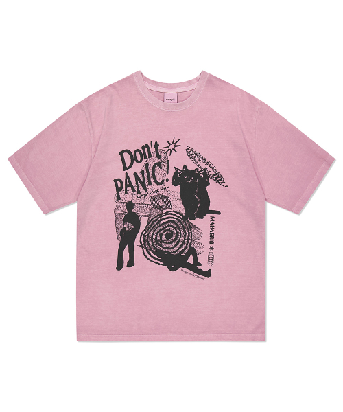 DON’T PANIC PIGMENT TEE_4colors