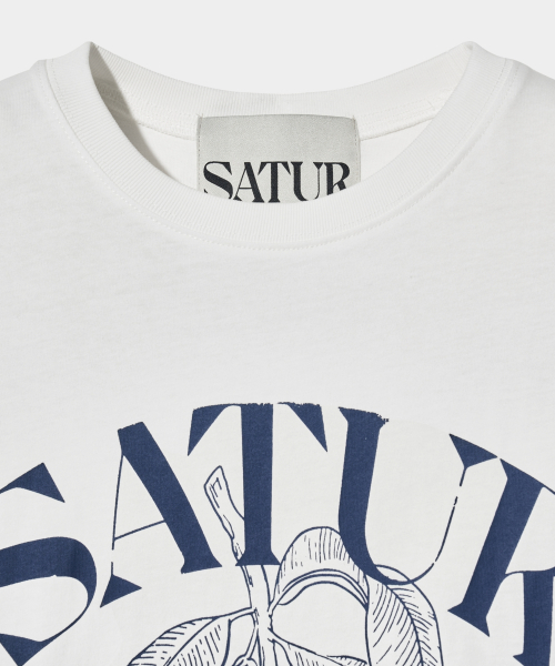 Capri Citron Drawing Summer Graphic T-Shirt Resort Ivory