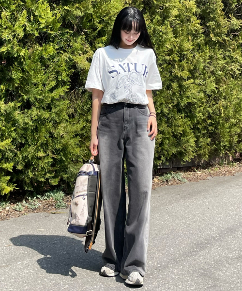 Capri Citron Drawing Summer Graphic T-Shirt Resort Ivory