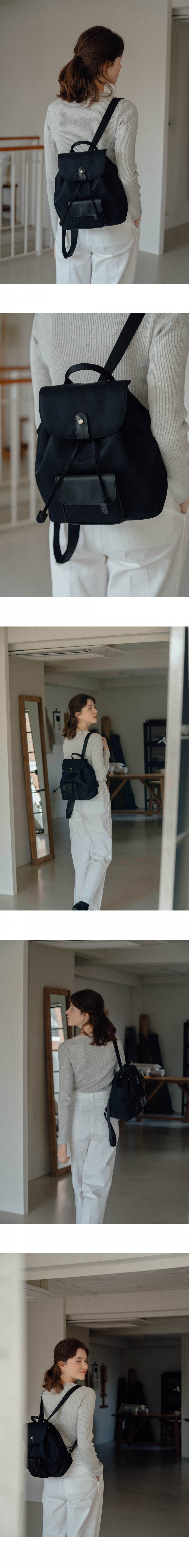 MUSINSA | MUCU AND EBONY Assezde Back pack _ Black Assezde