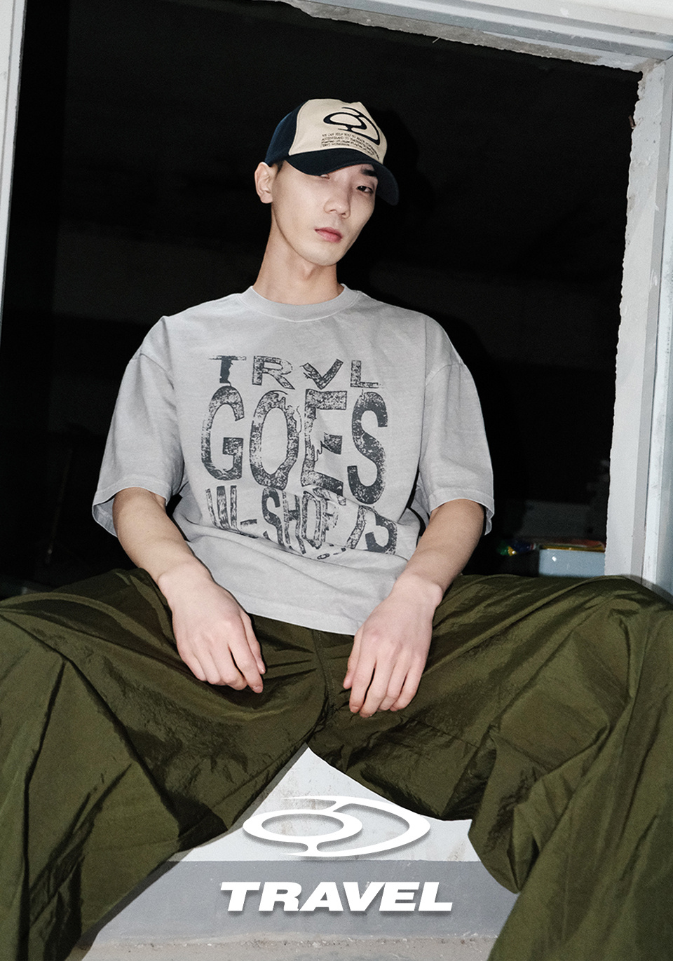 ★TRAVEL★ Athlete Pigment Short Sleeve T-Shirt Cream MUSINSA | TRAVEL Live Pigment Short Sleeve Tee Cream
