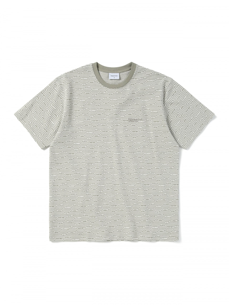 디스이즈네버댓(THISISNEVERTHAT) Heart Pattern Striped Tee Khaki - 사이즈 & 후기 | 무신사