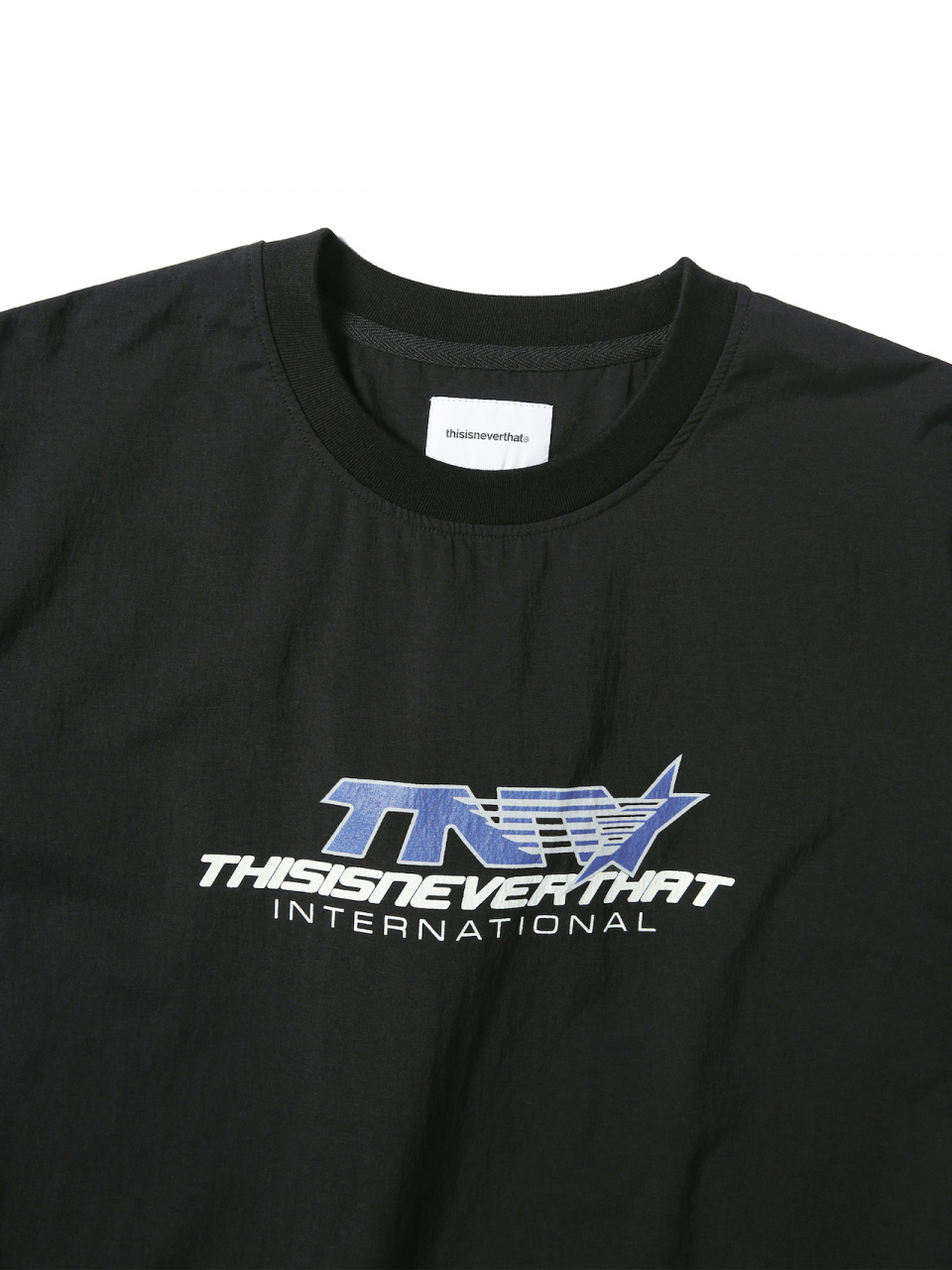 MUSINSA | thisisneverthat® TNT Nylon Crew Black
