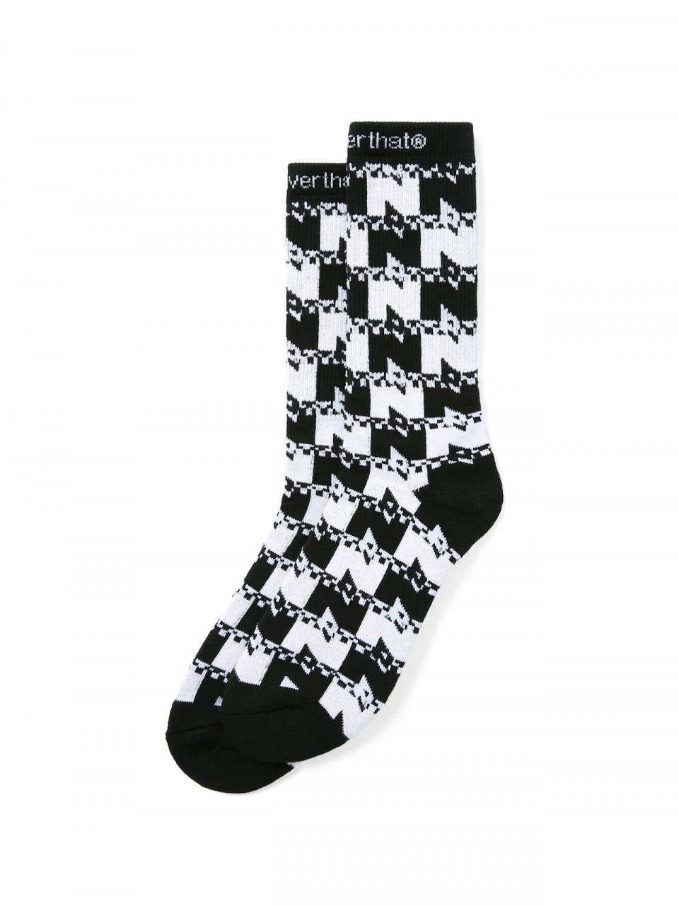 디스이즈네버댓(THISISNEVERTHAT) Checkerboard Socks White/Black - 사이즈 & 후기 | 무신사