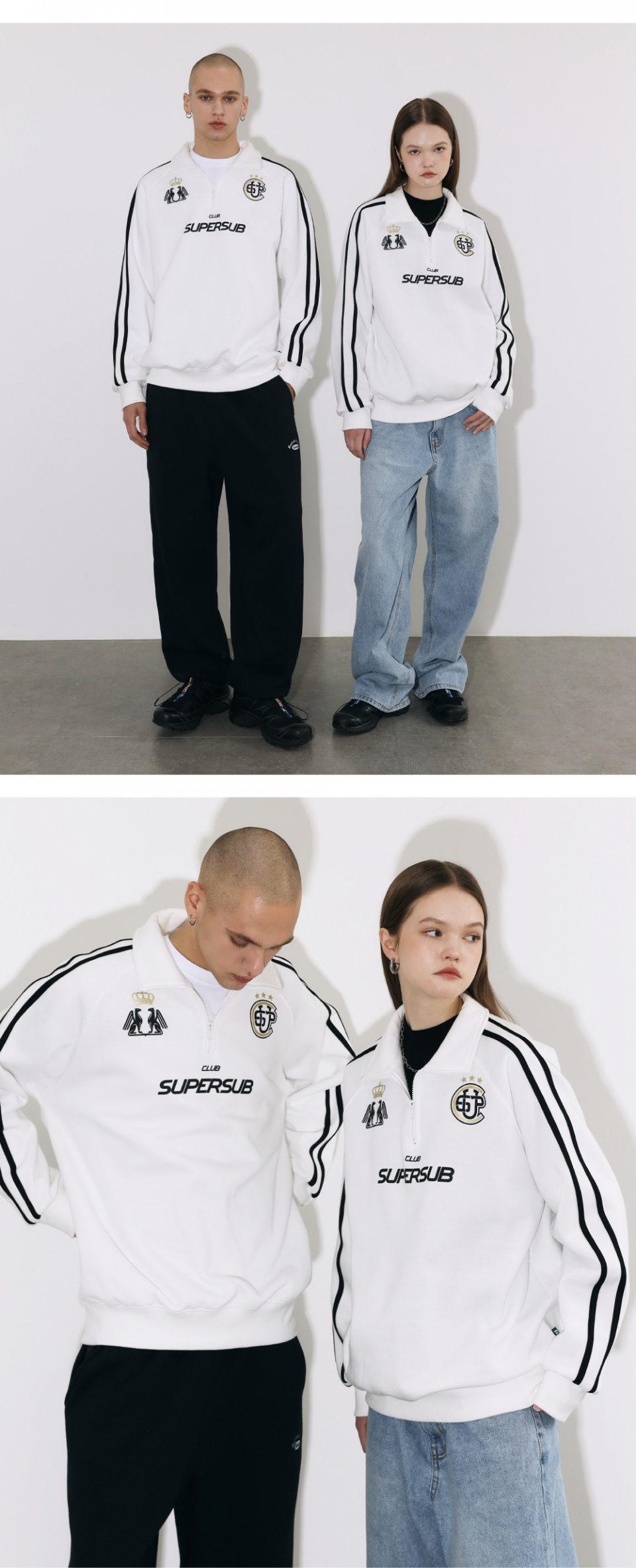 【SUPERSUB 】 CLUB REPLICA SWEATSHIRT MUSINSA | SUPERSUB Club Replica Sweatshirt [Off White]
