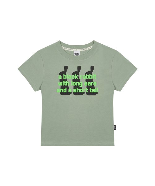 VS 3 RABBIT TEE(GREEN)