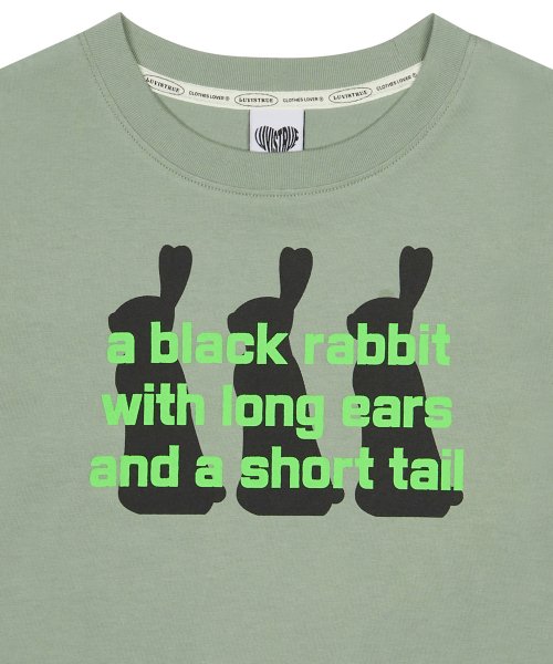 VS 3 RABBIT TEE(GREEN)