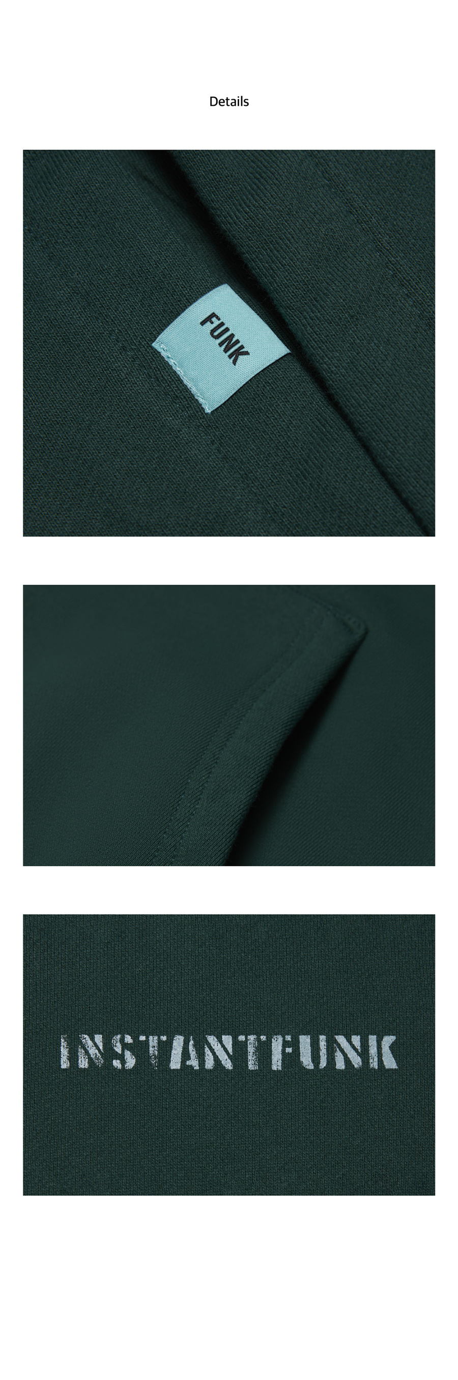 MUSINSA | INSTANTFUNK Standard Logo Hoodie - Green