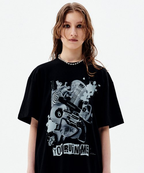 RUIN ME H/S TEE [BLACK]