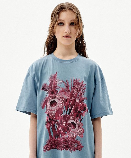 PLANT H/S TEE [SKY BLUE]