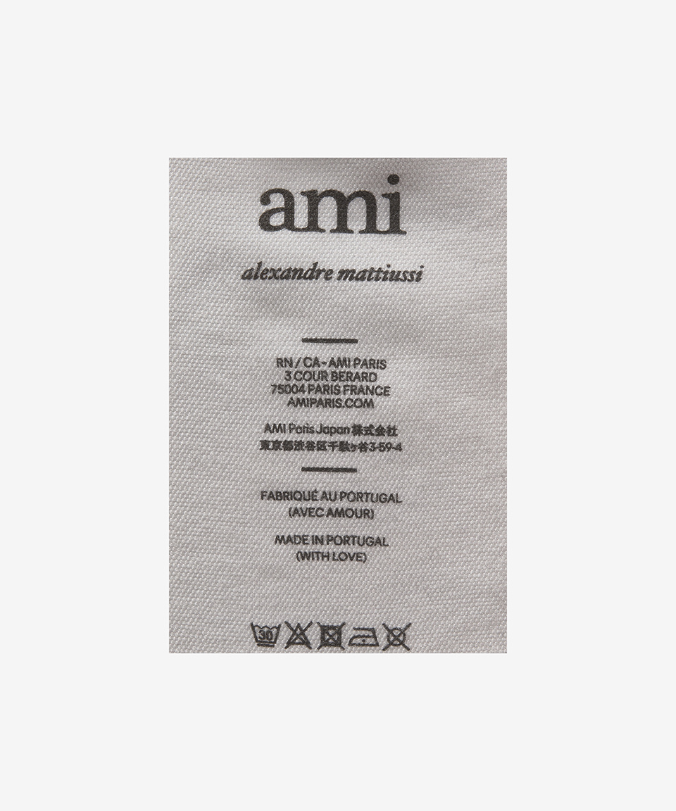 MUSINSA | AMI Heart Logo Track Pants - Gray / UTR202747055