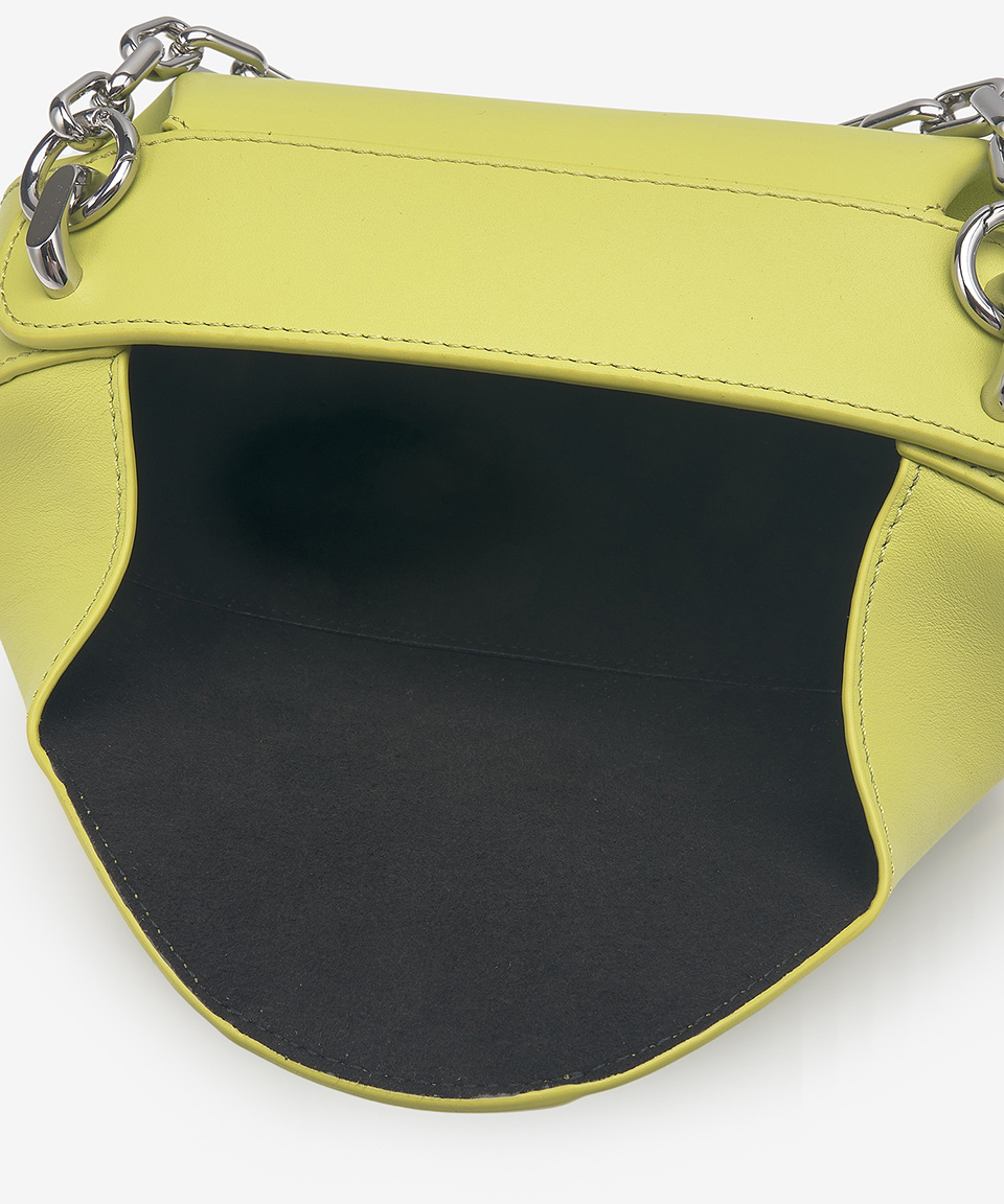 MUSINSA | YUZEFI Dinner Roll Shoulder Bag - Anise Green