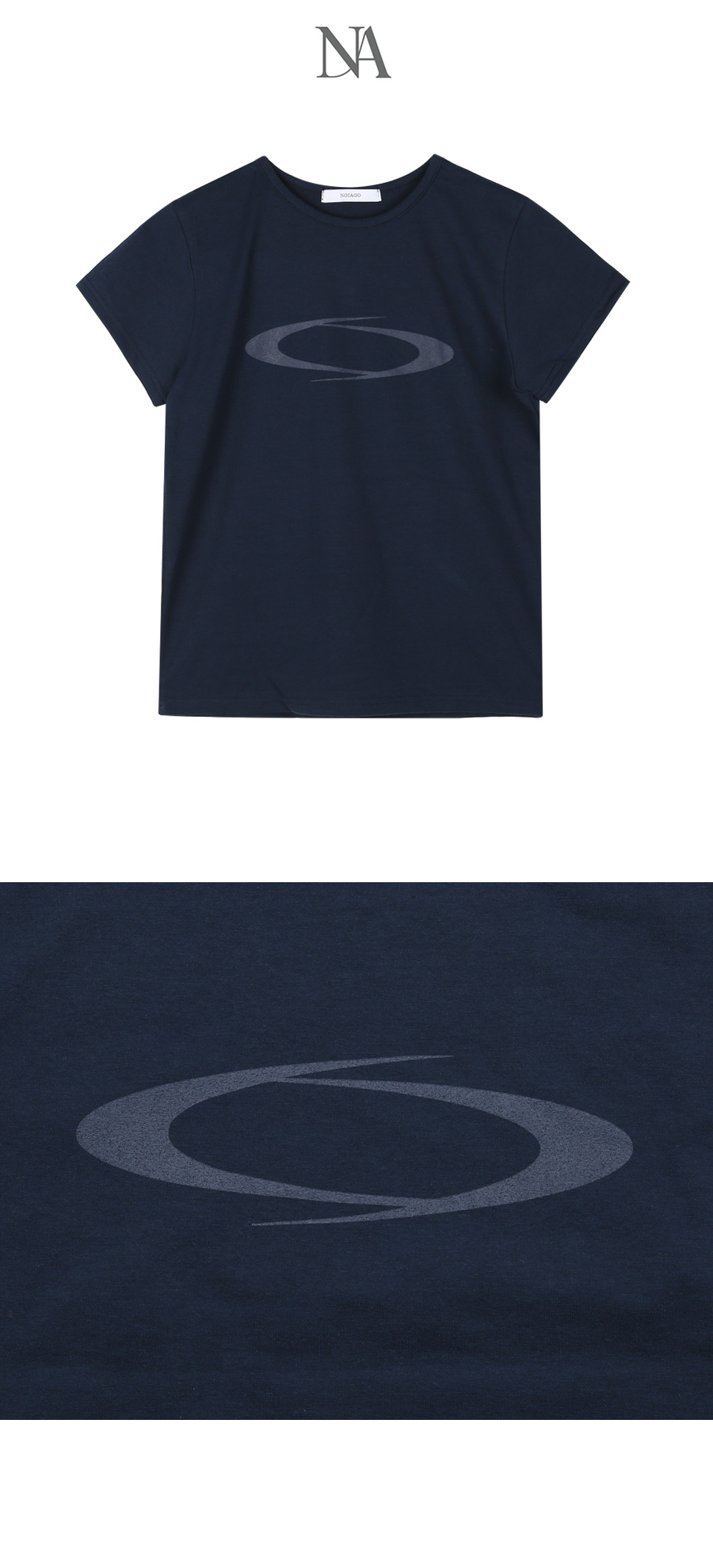 SIGNATURE LOGO T-SHIRT - 3 COLORS NAVY