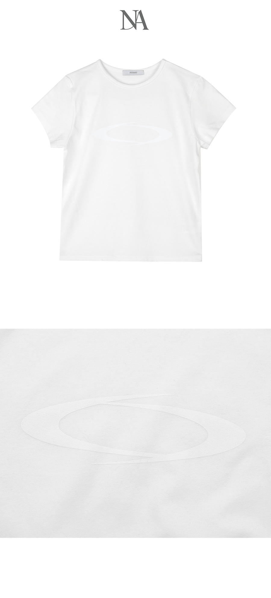 SIGNATURE LOGO T-SHIRT - 3 COLORS IVORY