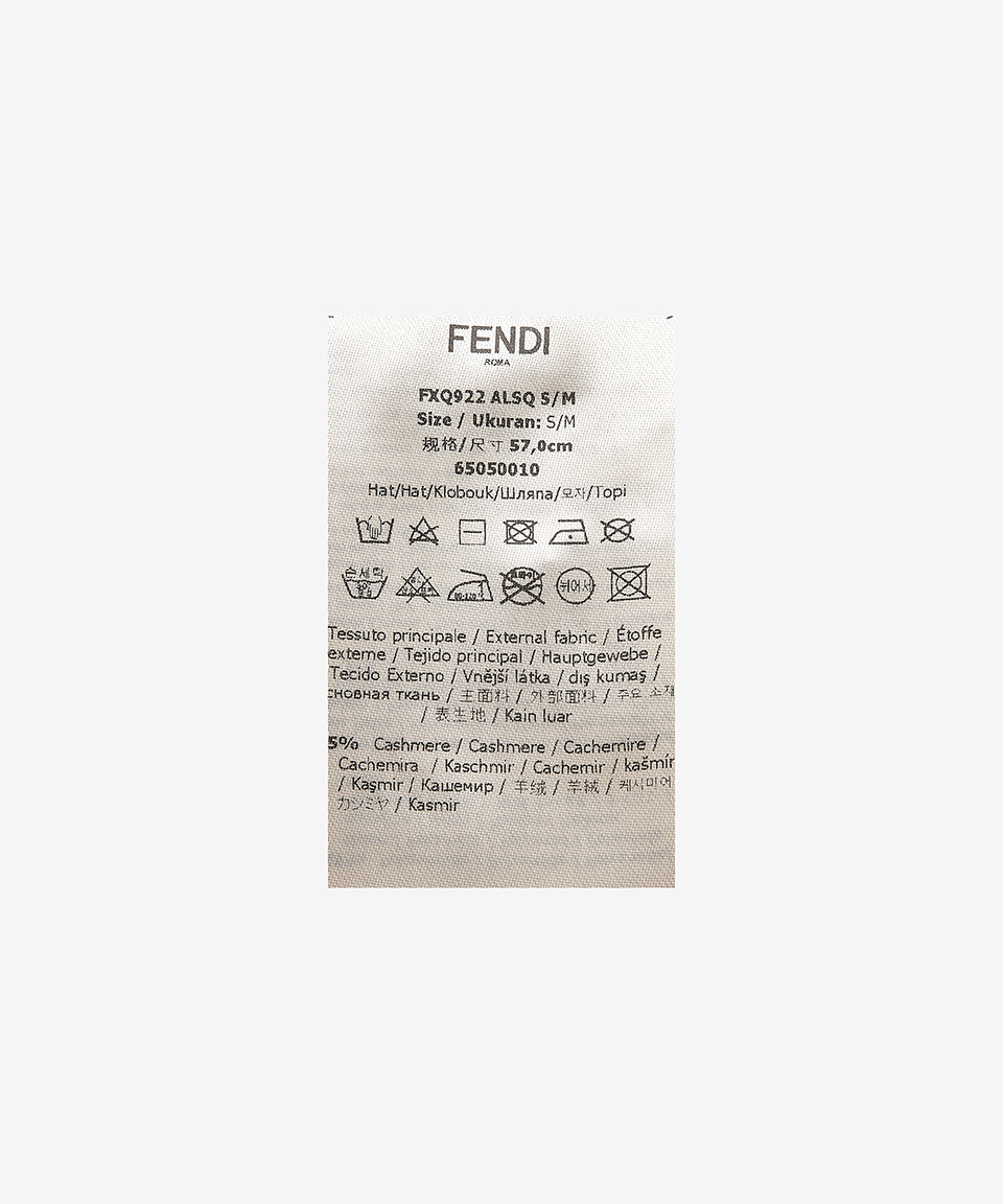 MUSINSA | FENDI Women's FF Jacquard Cashmere Cloche Bucket