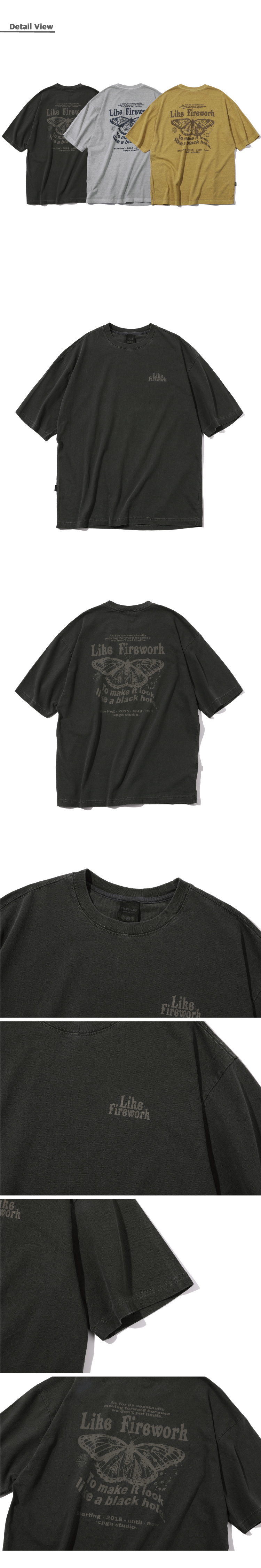 関税込☆CPGN STUDIO★Butterfly Pigment Short Sleeve T-shirt MUSINSA公式 | CPGN STUDIO Butterfly Pigment Short Sleeve Tee