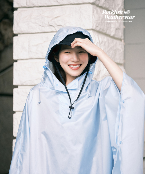 PACKABLE RAIN PONCHO - 5color