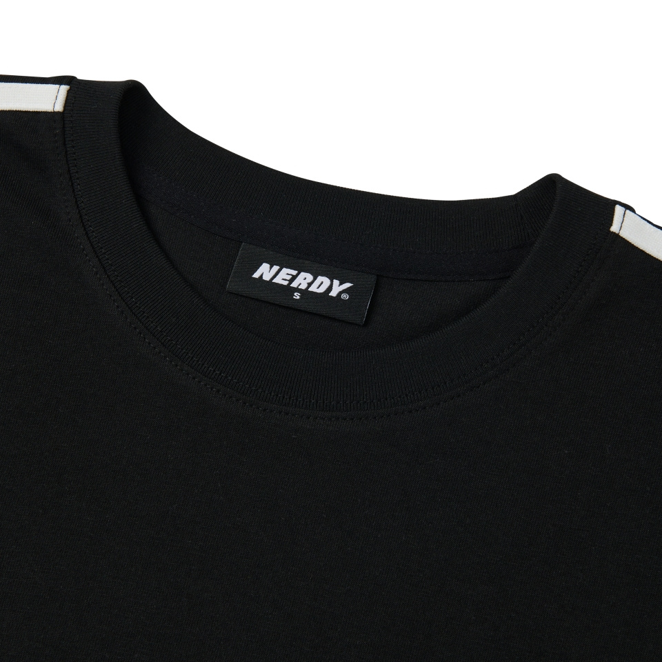 [ NERDY ]★韓国人気★FC JERSEY LONG SLEEVE T-SHIRT MUSINSA公式 | NERDY FC Jersey Long Sleeve T-Shirt Black