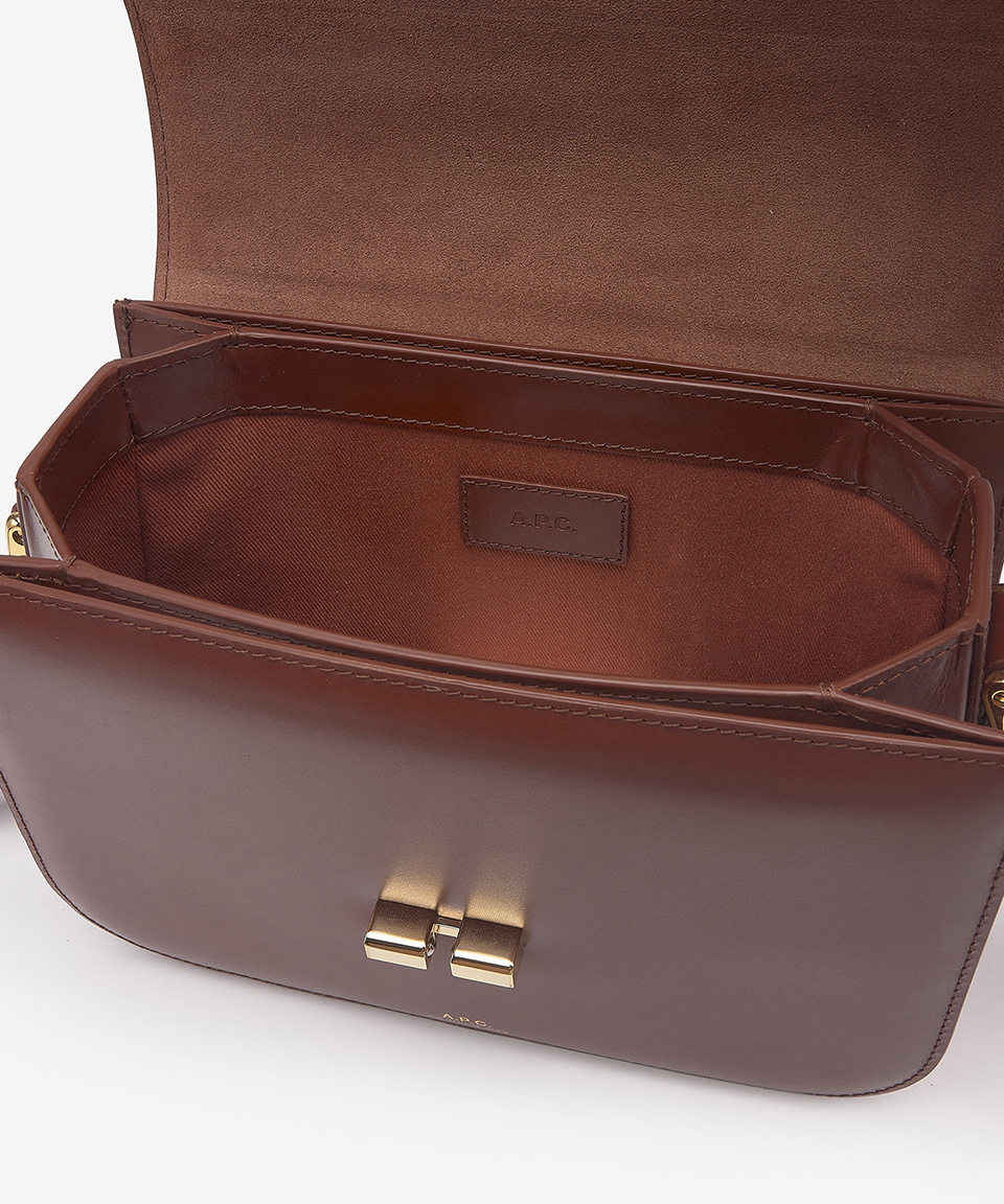 MUSINSA | A.P.C. Small Grace Crossback - Brown / PXBMWF61413CAD