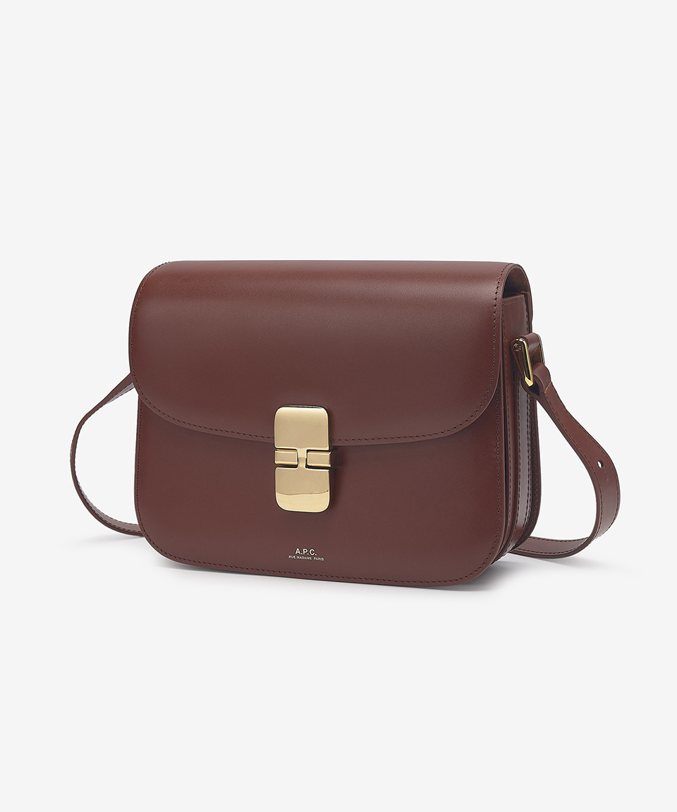 ★A.P.C.★ Small Grace Crossbody Bag Hazelnut PXBMWF61413CAD MUSINSA | A.P.C. Small Grace Crossback - Brown / PXBMWF61413CAD