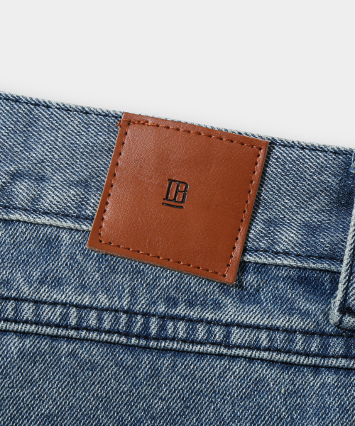 BIO WASHING BERMUDA CARPENDER PANTS_BLUE